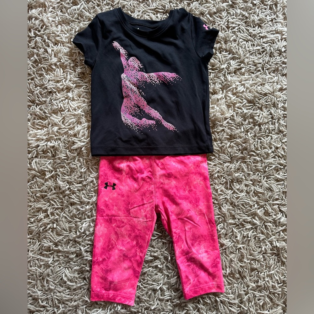 Under Armour capris set, size 2t
